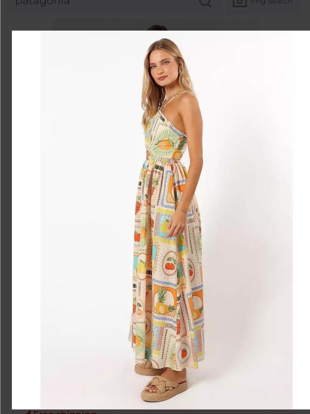 NWT Petal & Pup x Runaway The Label Madeira Dress Agata Fruit Print XS - Picture 2 of 16